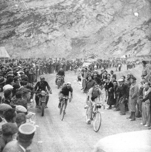 Vicini leads up the Galibier