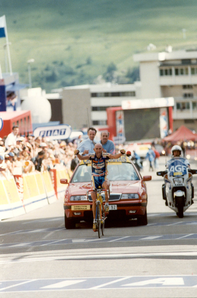 Marco Pantani wins stage13 of the 1997 Tour de France