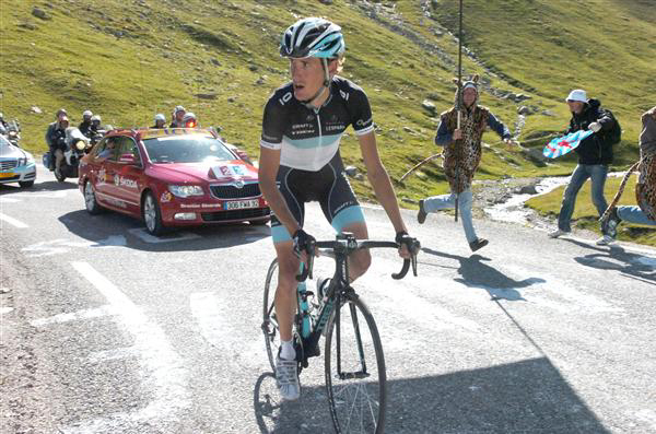 Andy Schleck on the Izoard in the 2011 Tour de France