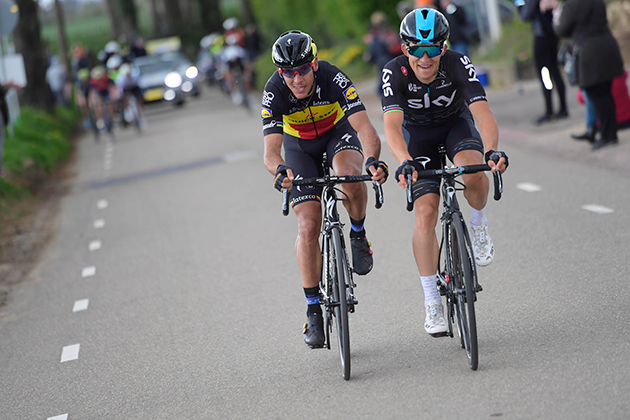 Philippe Gilbert and Michal Kwiatkowski