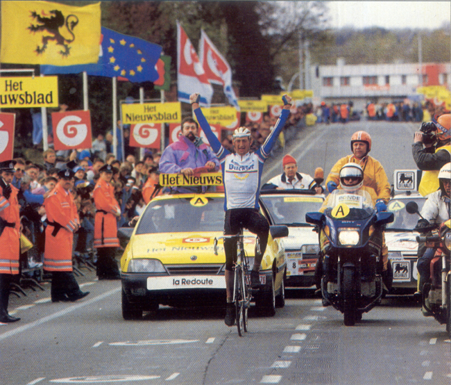 Edwig Hooydonck wins the 1991 Tour of Flanders