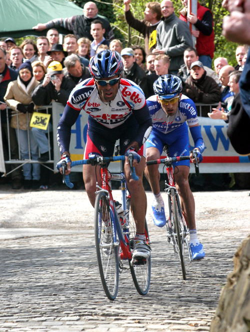 Peter van Petegem and Frank Vendenbroucke on the Grammont