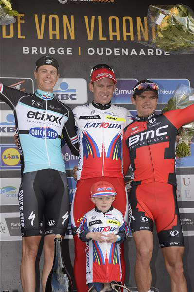 2015 Ronde van Vlaanderen podium