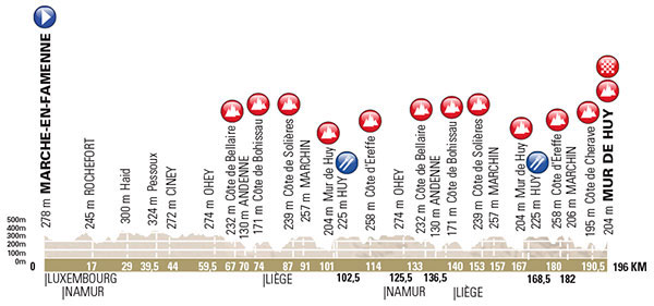 2016 Fleche Wallone profile