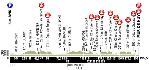 La Felche Wallonne profile