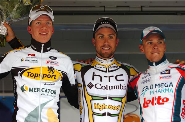 2010 Gent-Wevelgem podium