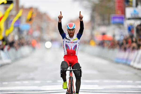 Luca Paolini wins 2015 Gent-Wevelgem