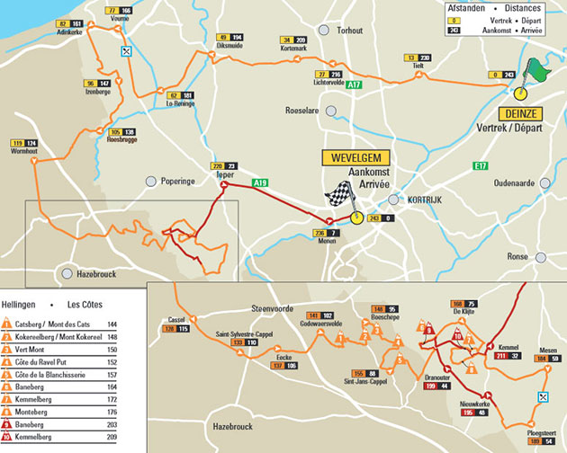 2016Gent-Wevelgem map