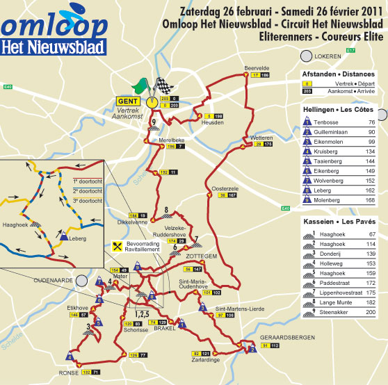 2011 route map