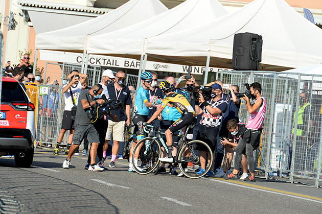 George Bennett and Jakob Fuglsang