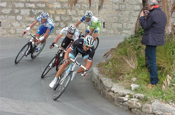 Fabian Cancellara and Matthew Goss