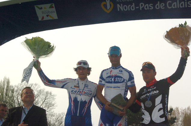 2009 Paris-Roubaix podium