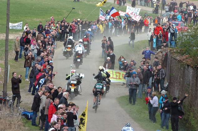 Sebastien Turgot on the Orchies cobbles