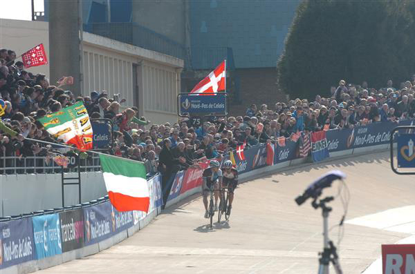 Sep Vanmarcke and Fabian Cancellara