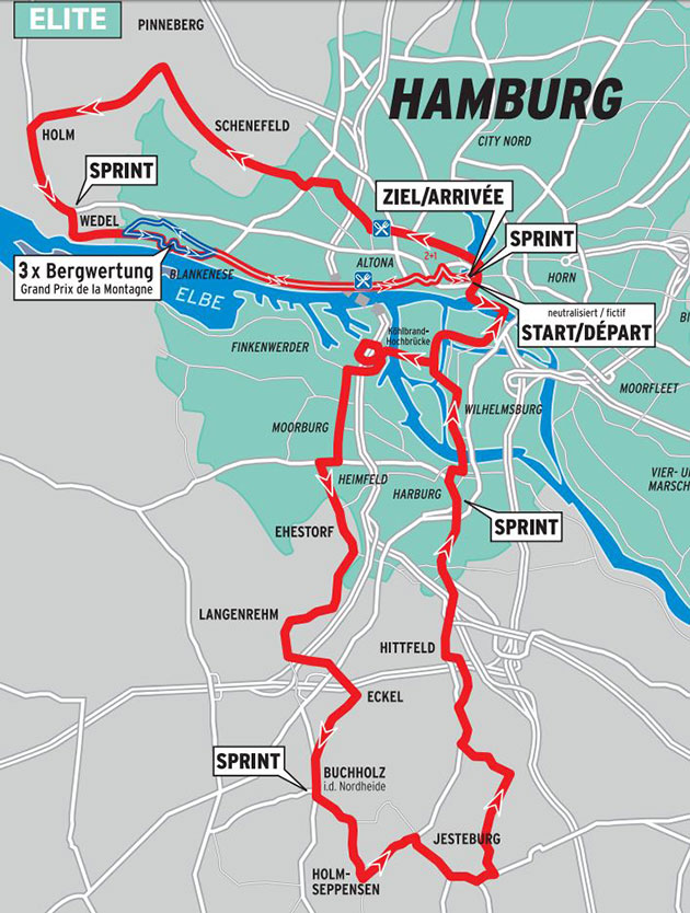 Cyclassics map