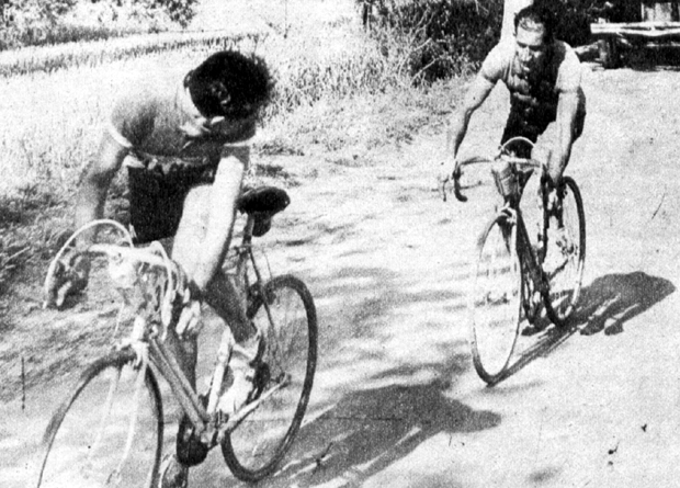 Fausto Coppi and Gino Bartali