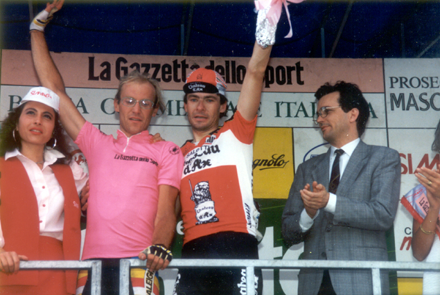 Laurent Fignon and Gianni Bugno