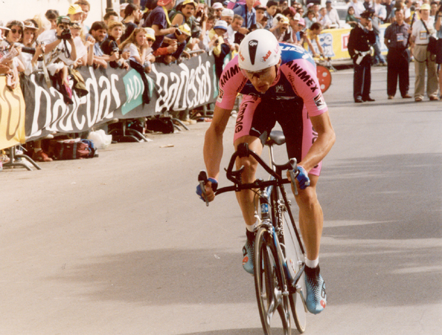 Muarizio Fondriest winning Stage 1B