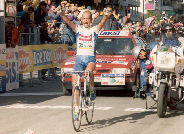 Marco Pantani wins in Aprica