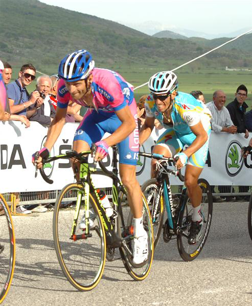 Michele Scarponi and Paolo Tiralongo