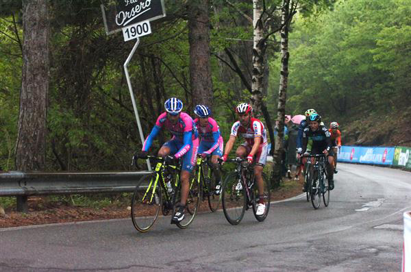 Michele scarponi with cunego and Rodriguez