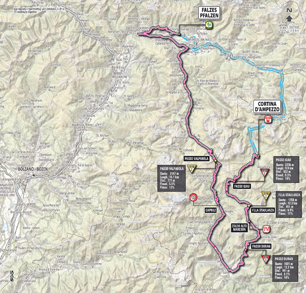 Stage 17 map