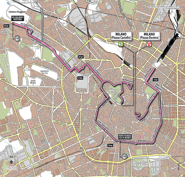 Stage 21 map