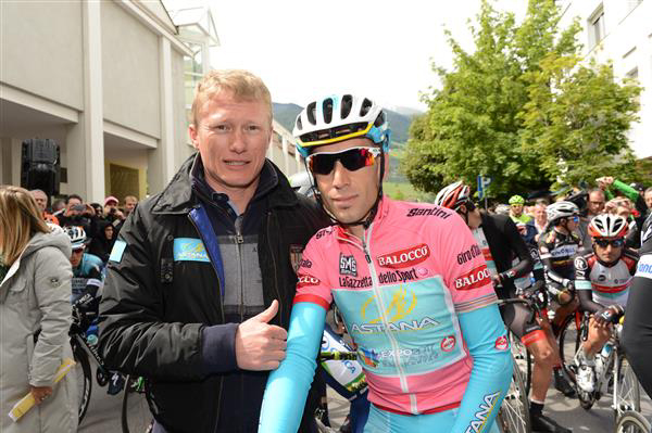 Vincenzo Nibali and Alexandre Vinokourov