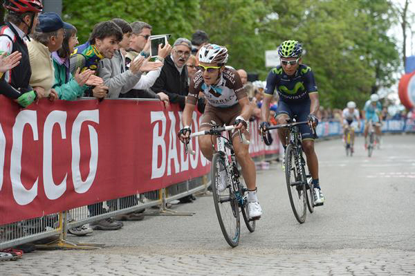 Domenico Pozzovivo and Nairo Quintana