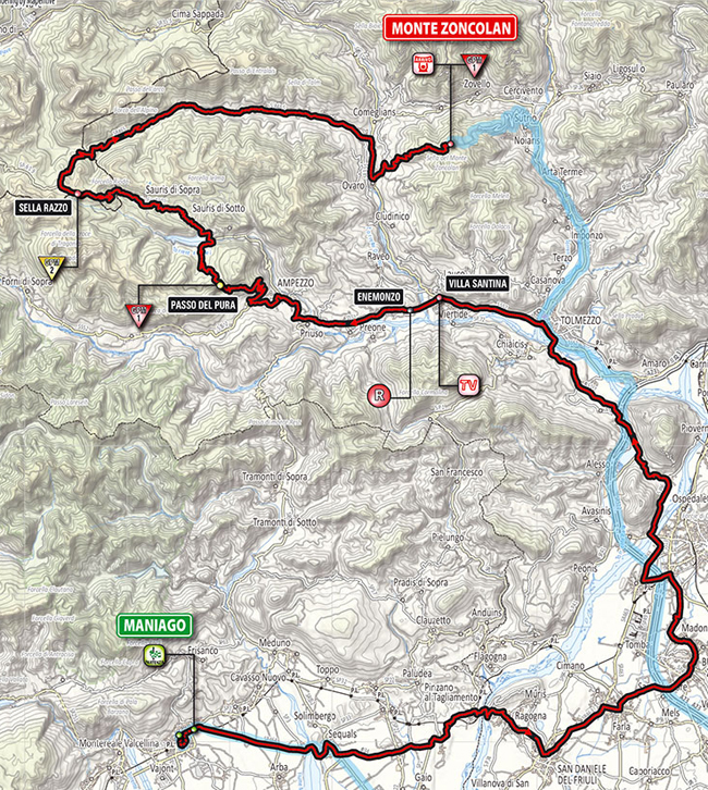 Stage 20 map