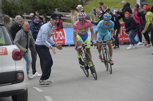 Alberto Contador and Fabio Aru