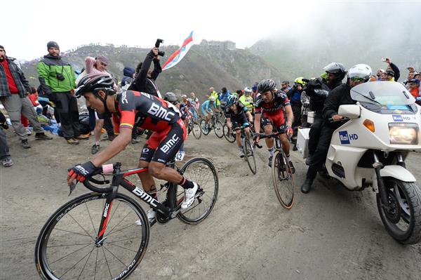 BMC riders on the Finestre