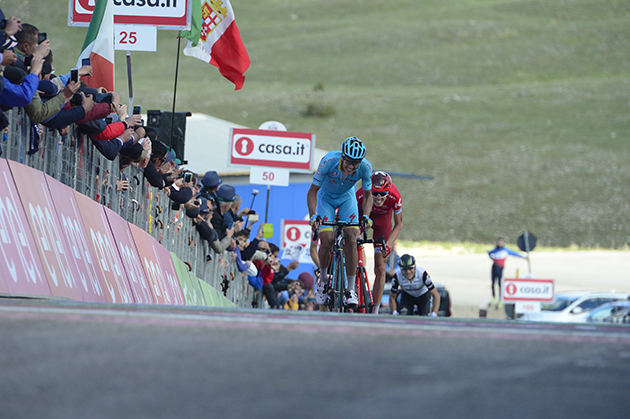 Jakob Fuglsang and Ilnur Zakarin