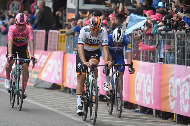 Pascal Ackermann and RPimoz Roglic