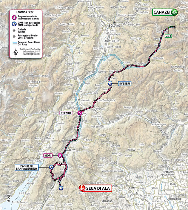 Stage 17 map