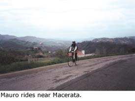 The road to Macerata