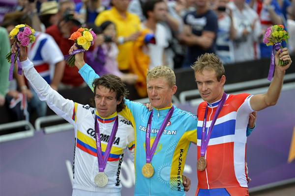 Mens Road race medalists