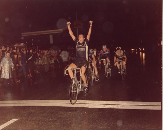 Bitossi winning an Italian championship