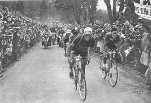 Bartali attacks in the the 1948 Topur de France