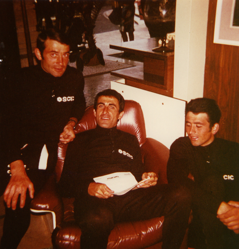 Bitossi with Enrico Paolini and Giambattista Baronchelli