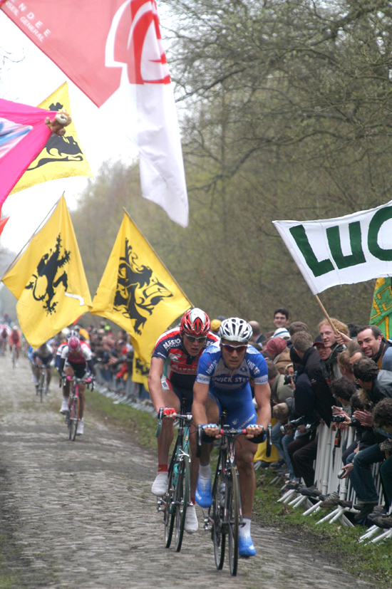 Boonen in the 2004 Paris-Roubiax