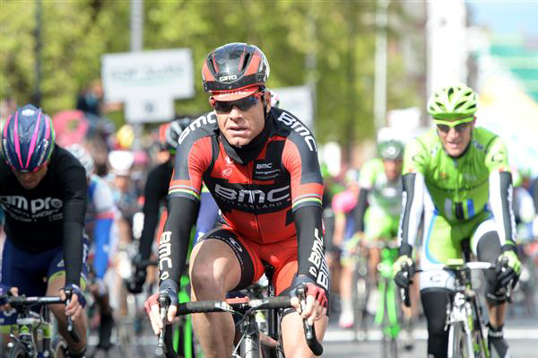 Evans in stage three of the 2014 Giro