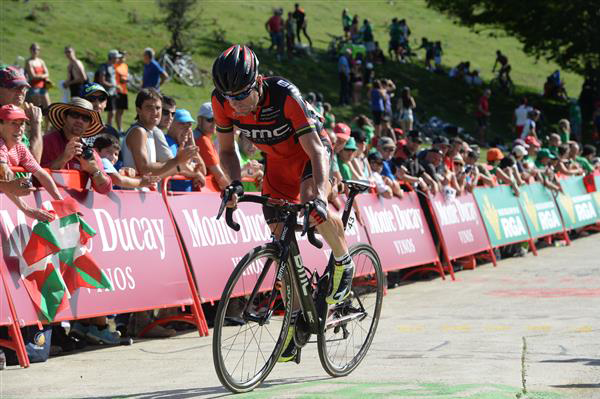 Cadel Evans in Stage 11 of the 2014 Vuelta