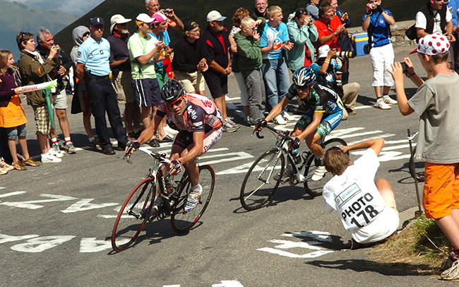 Cadel Evans in the 2007 Tour de France