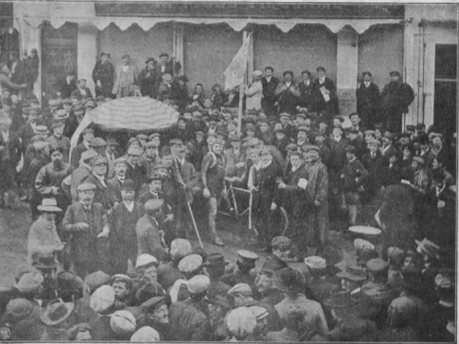 Faber at the end of the 1909 Tour de France