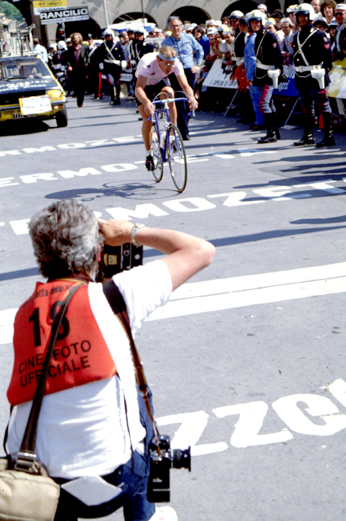 Laurnet Fignon in stge 3 of the 1982 Giro d'Italia