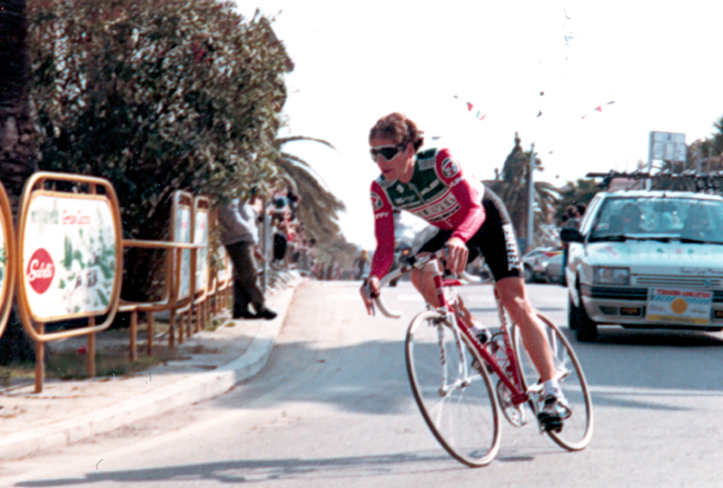 Andy Hampsten in the 1987 Tirreno-Adriatico