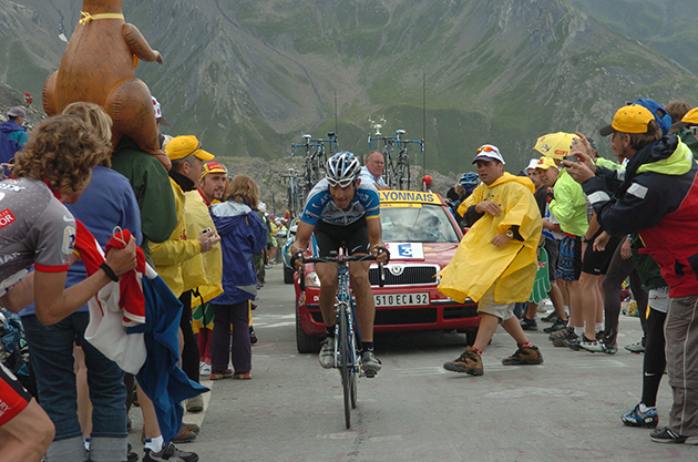 Hincapie in the 2005 Tour de France