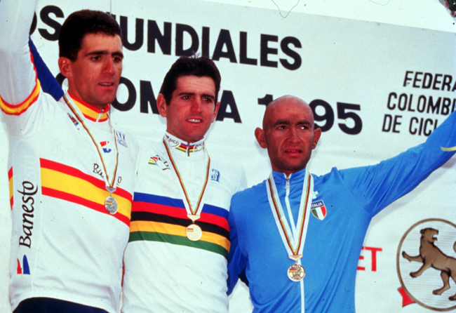 World Road Championships podium