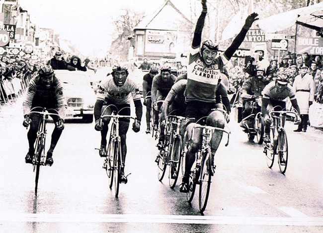 Maertens wins 1976 Gent-Wevelgem